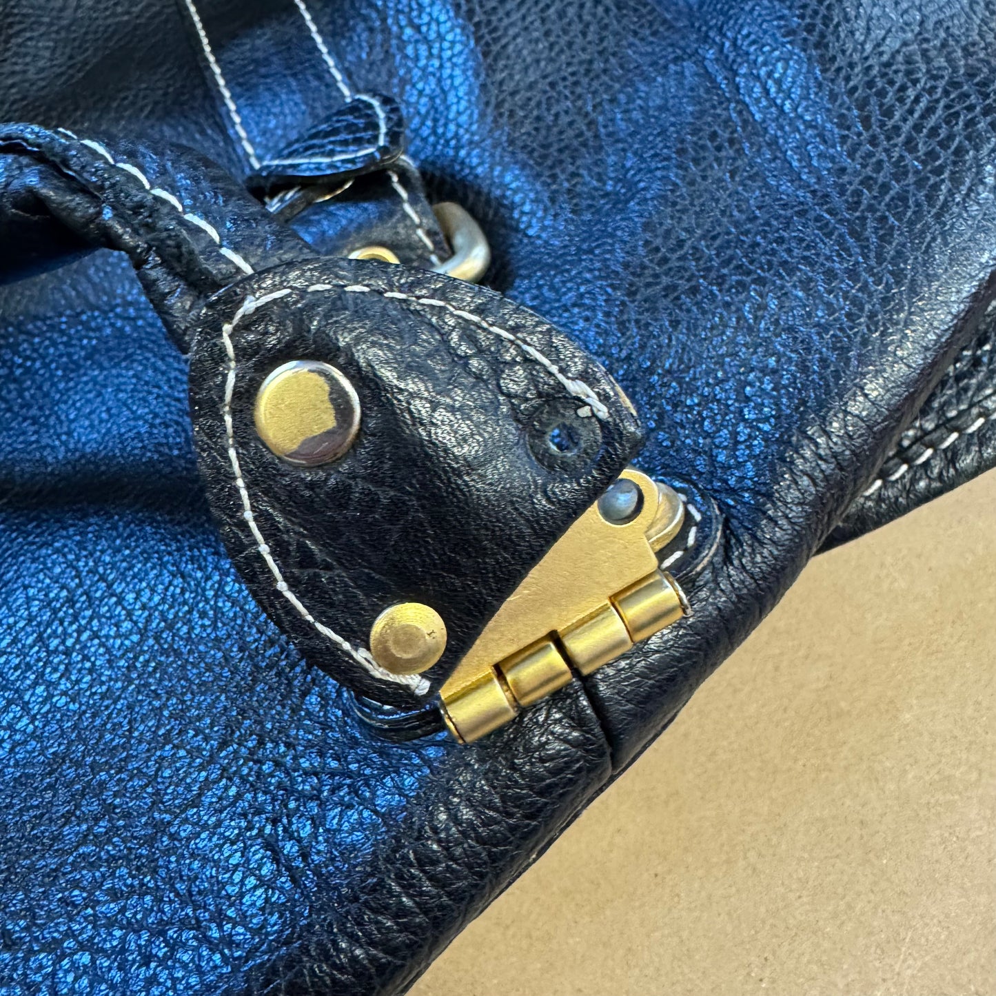 Miu Miu vintage black leather handbag