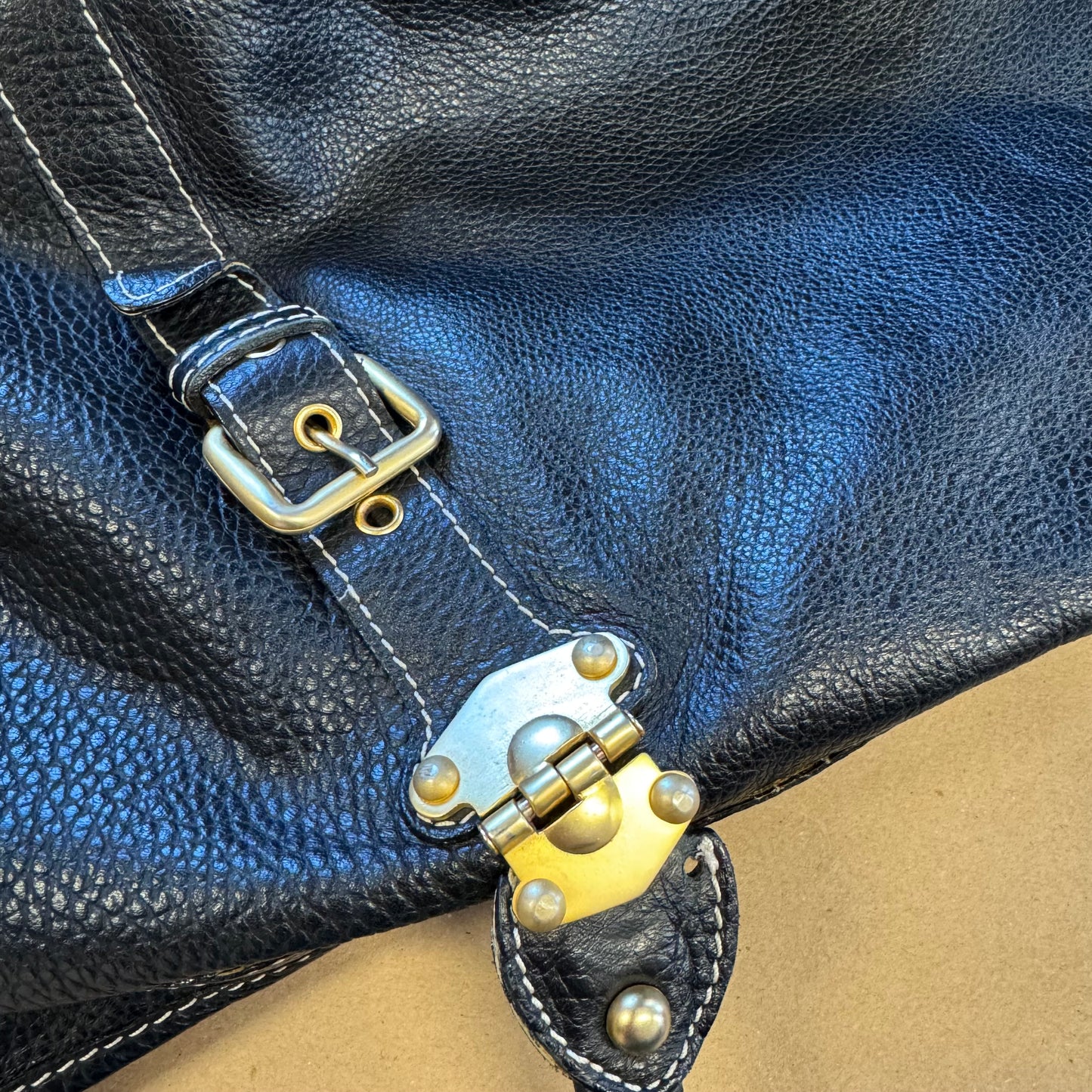 Miu Miu vintage black leather handbag