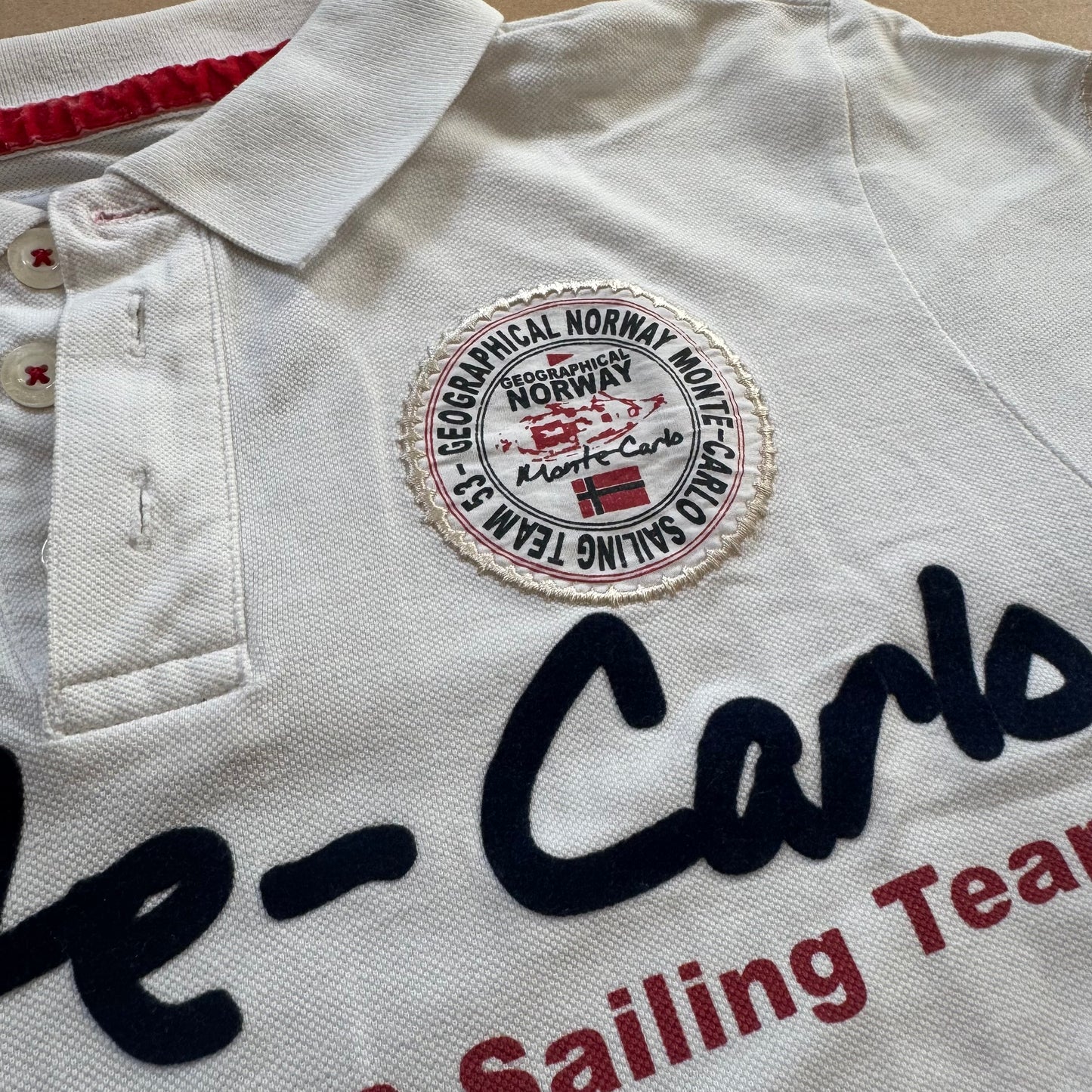 Monte Carlo white polo by Geographical Norway