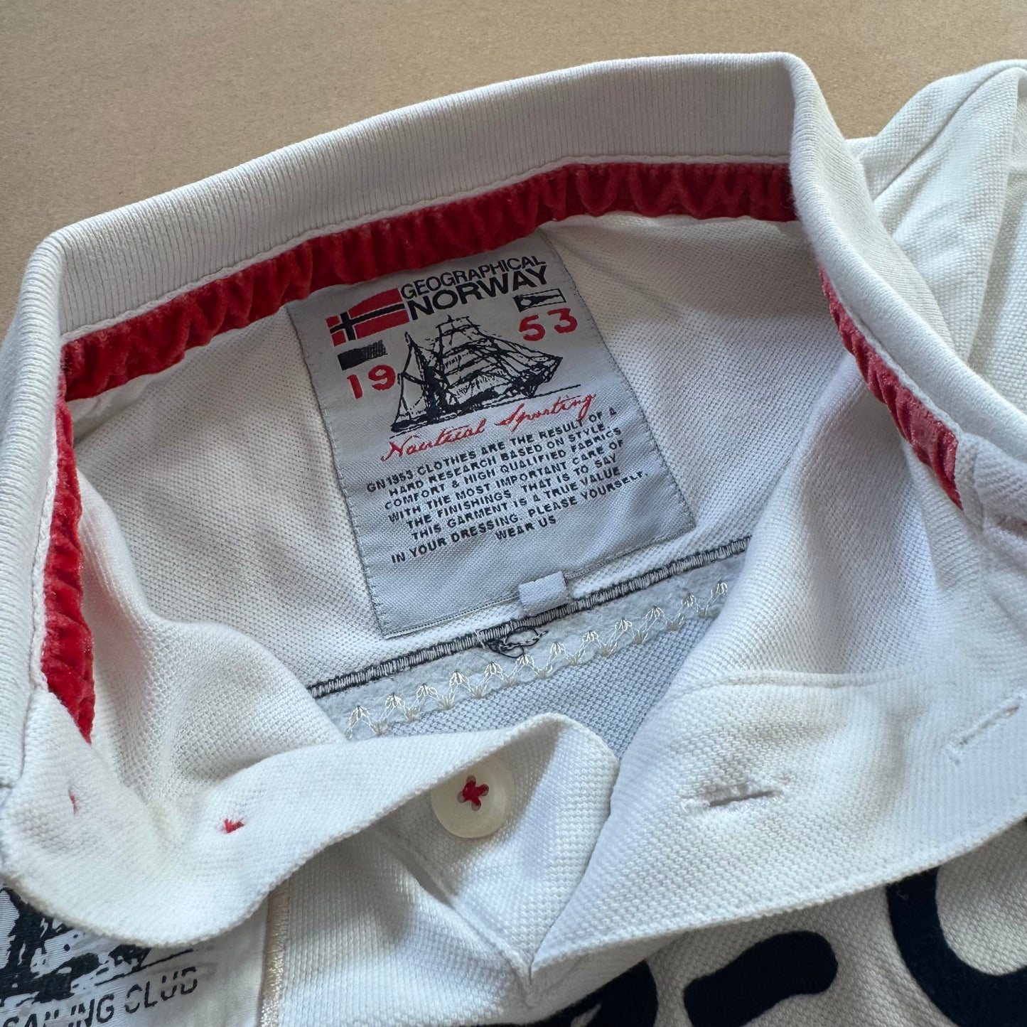 Monte Carlo white polo by Geographical Norway