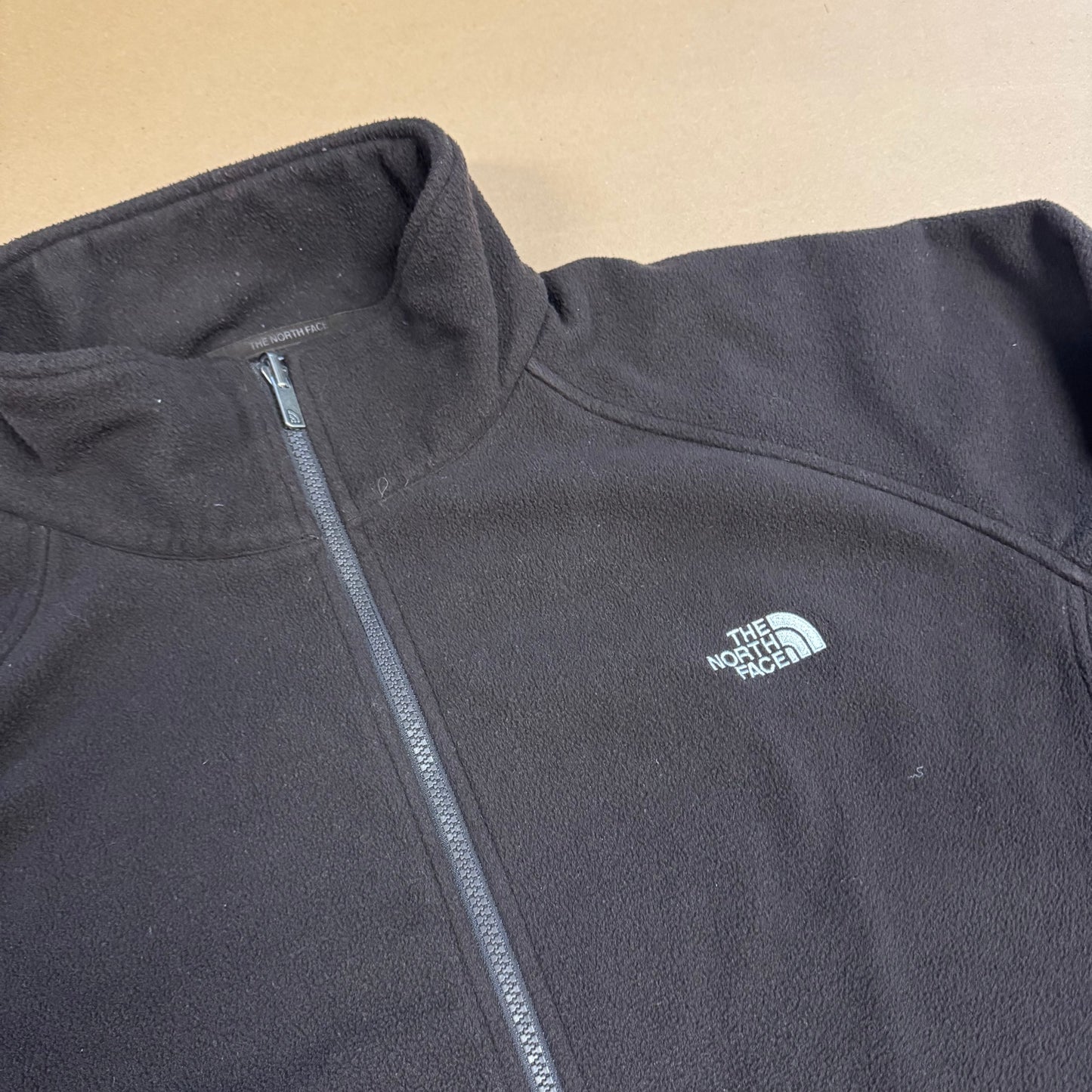 The North Face brown fleece jacket