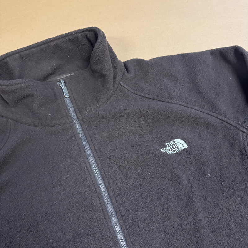 Detailansicht: Sourced limited accessories and clothes The North Face brown fleece jacket – Logo, Nähte oder Material