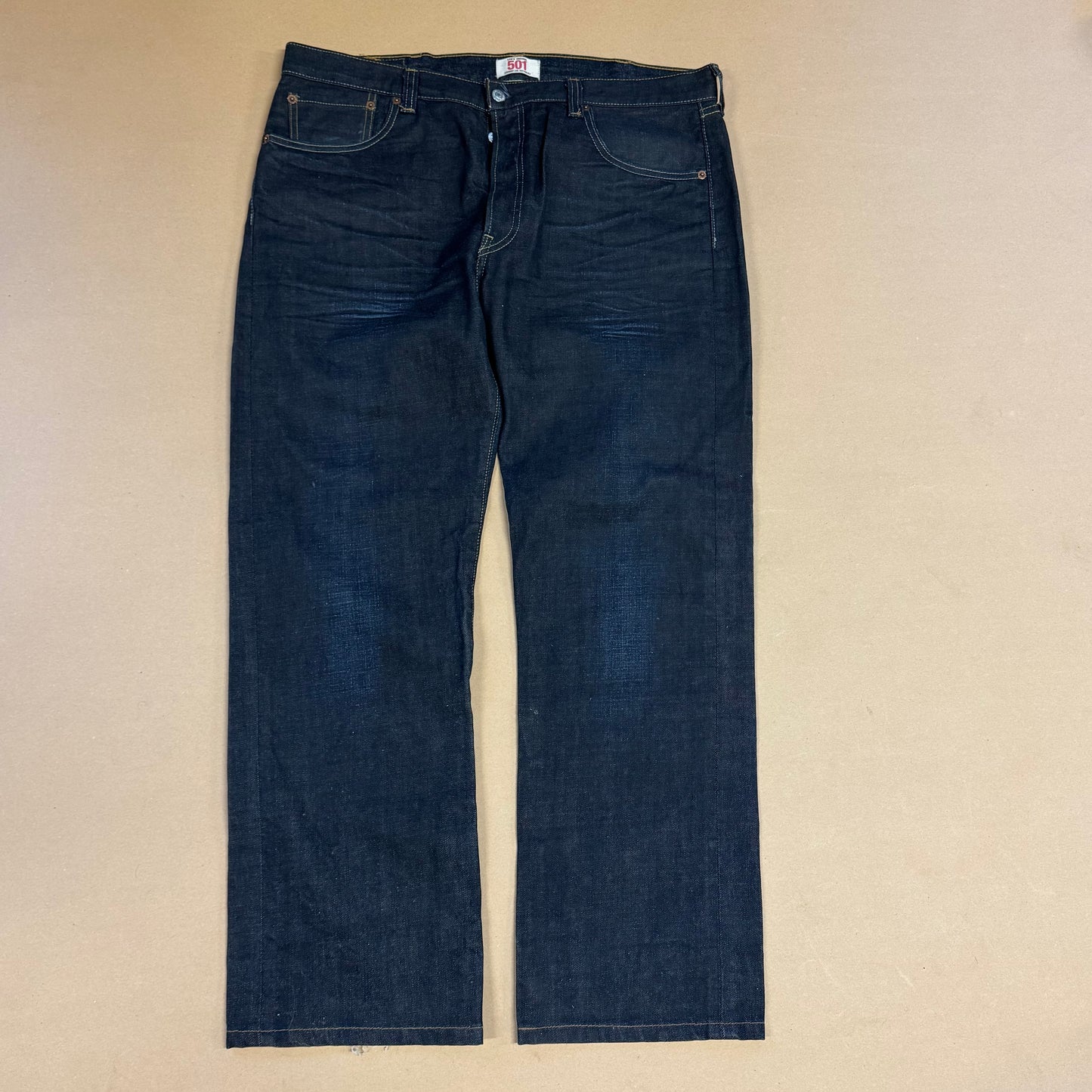 Levi Strauss black straight leg vintage jeans