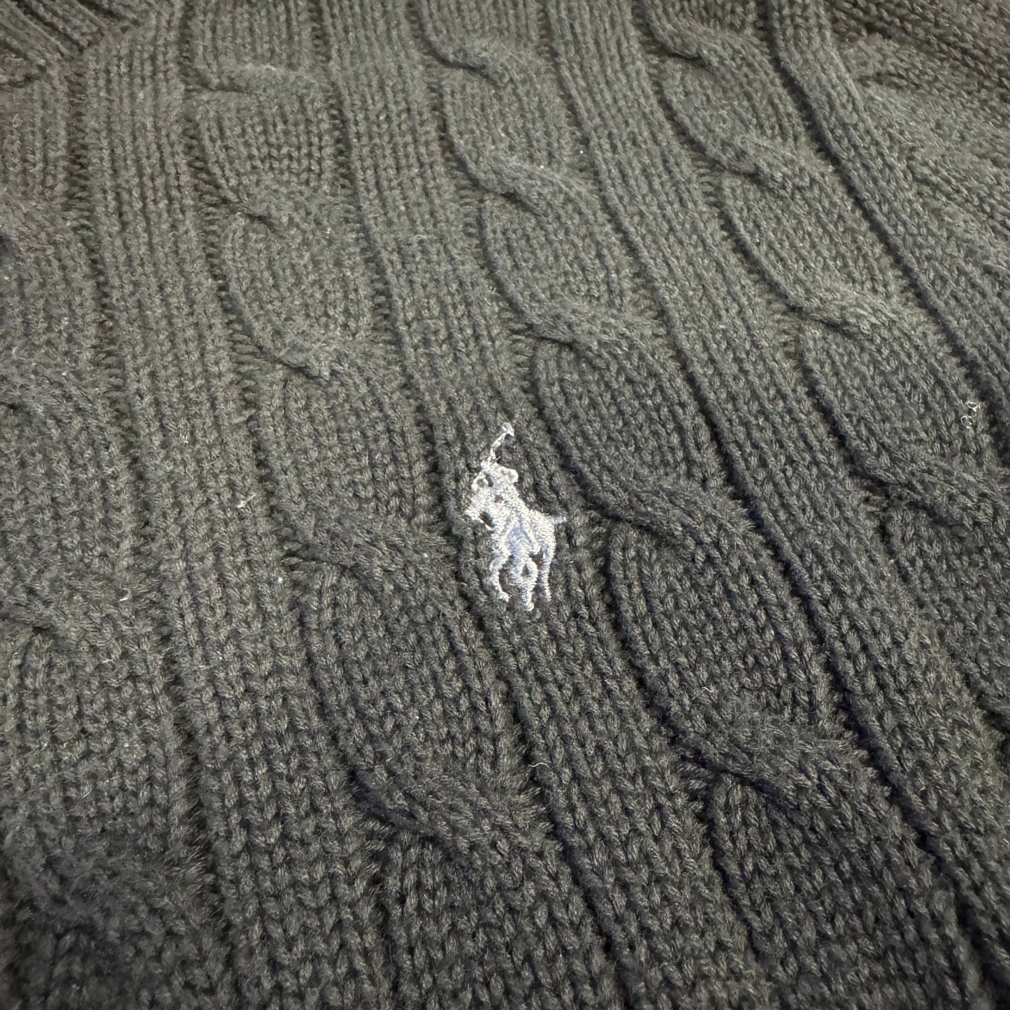 Polo Ralph Lauren Sport black turtleneck knitted sweater