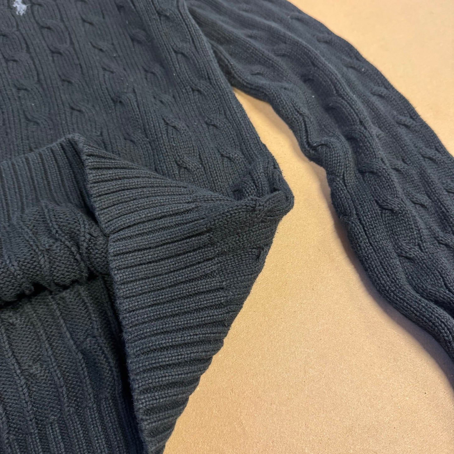 Polo Ralph Lauren Sport black turtleneck knitted sweater