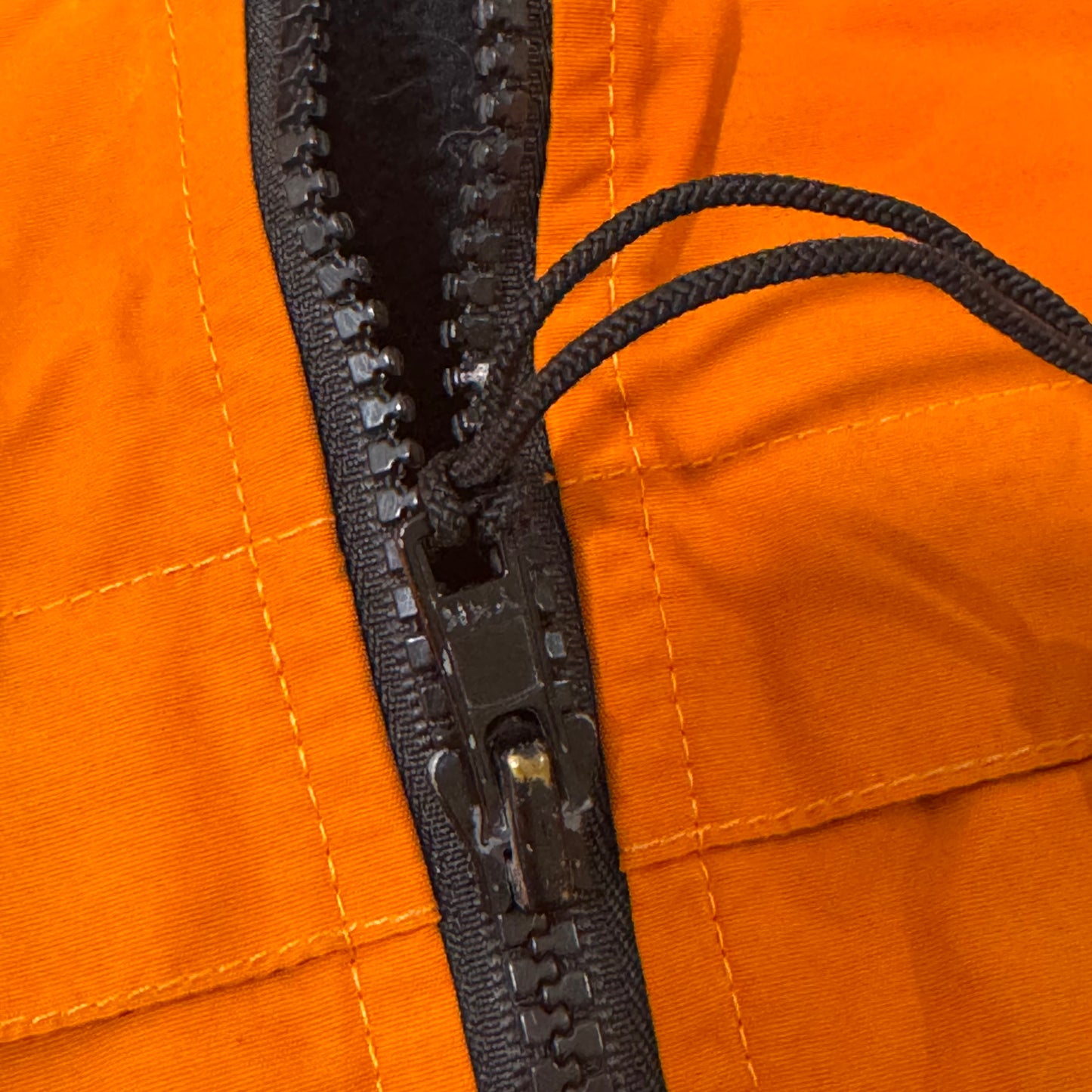 Carhartt orange rainprotective jacket