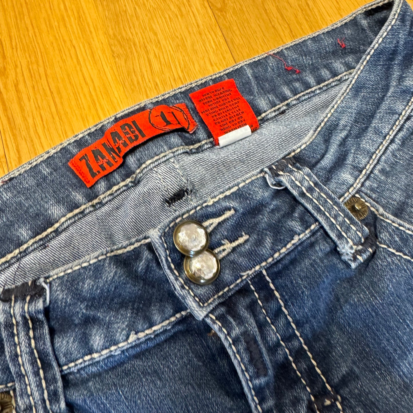 Zanadi retro Y2K wide leg jeans