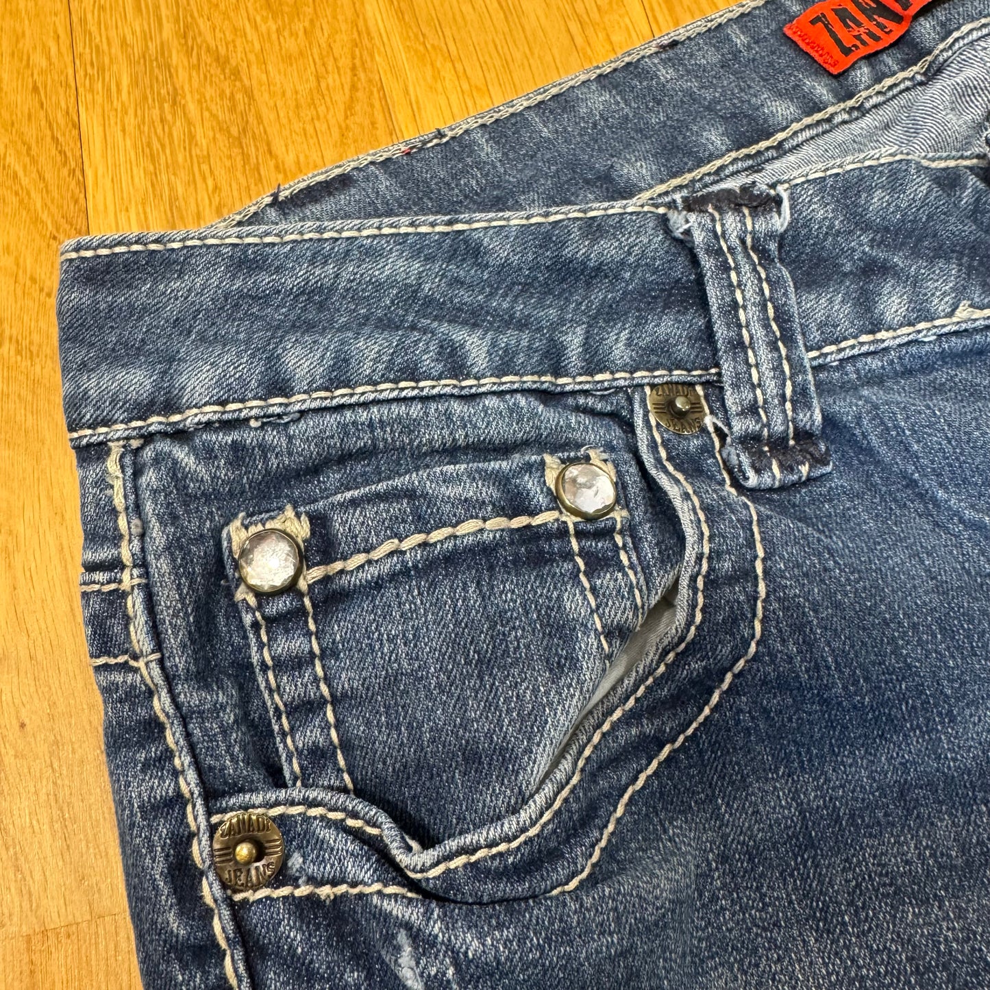 Zanadi retro Y2K wide leg jeans