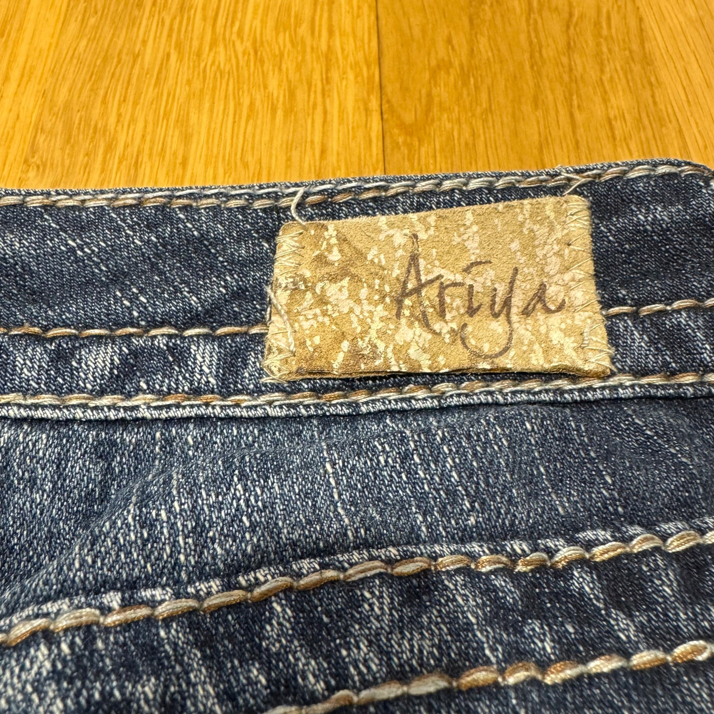 Ariya Japanese Y2K wide leg stone washed jeans