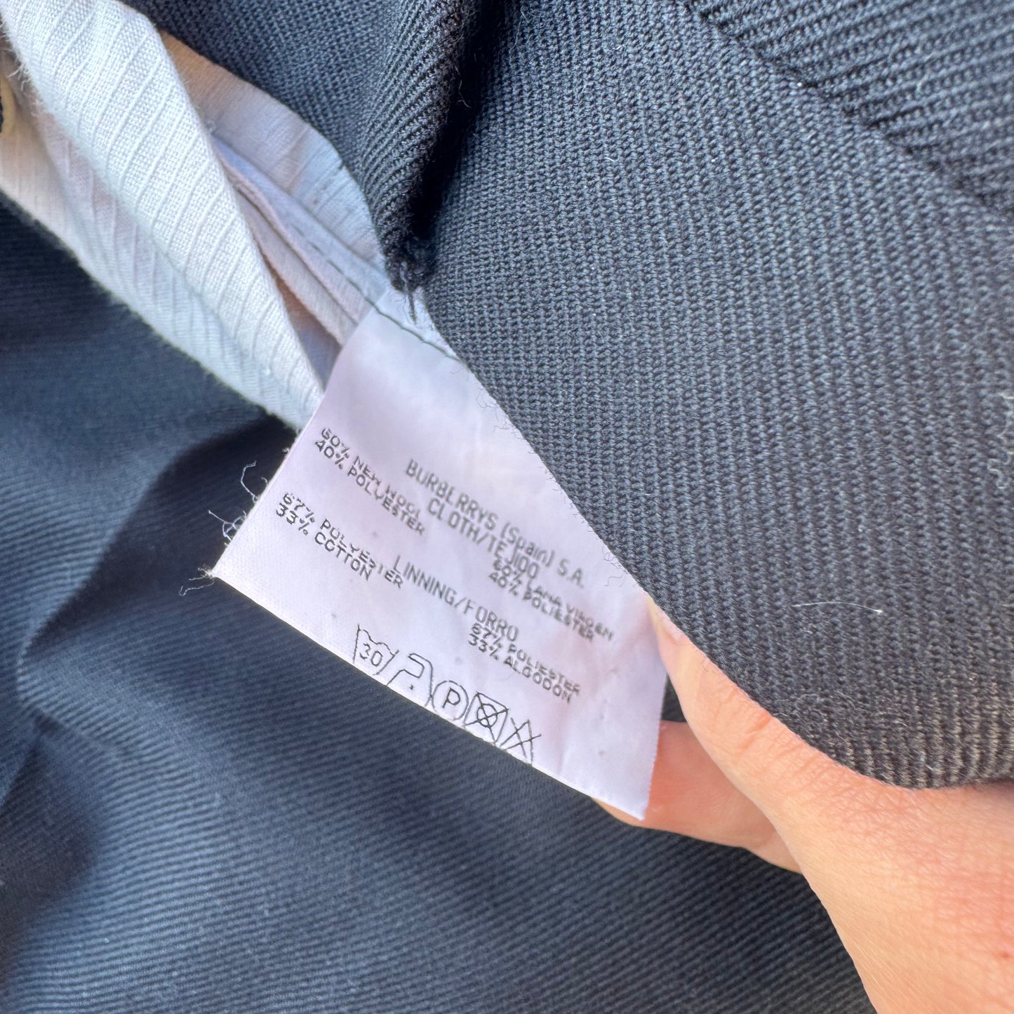 Burberry’s vintage wool dress pants