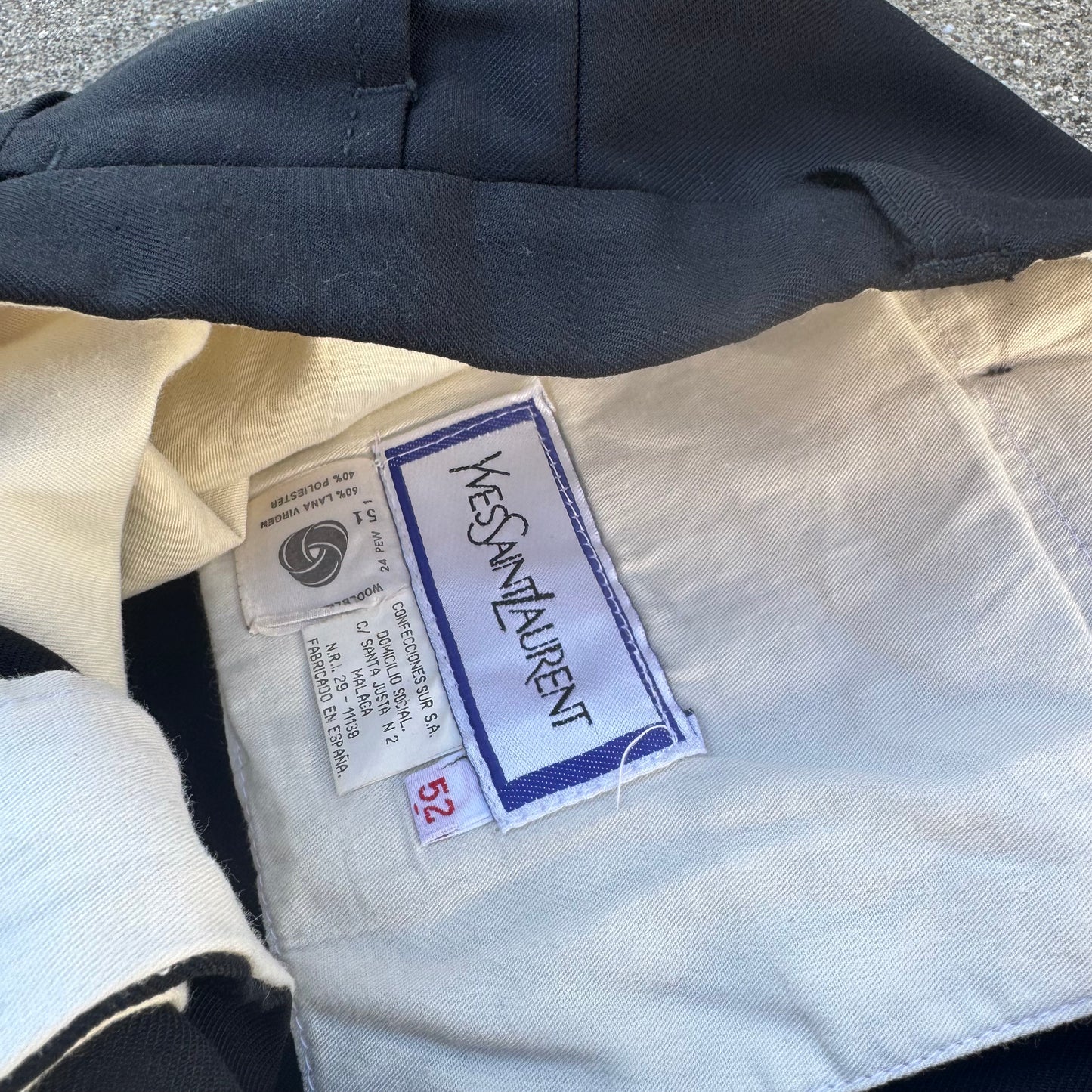 Yves Saint Laurent vintage wool dress pants
