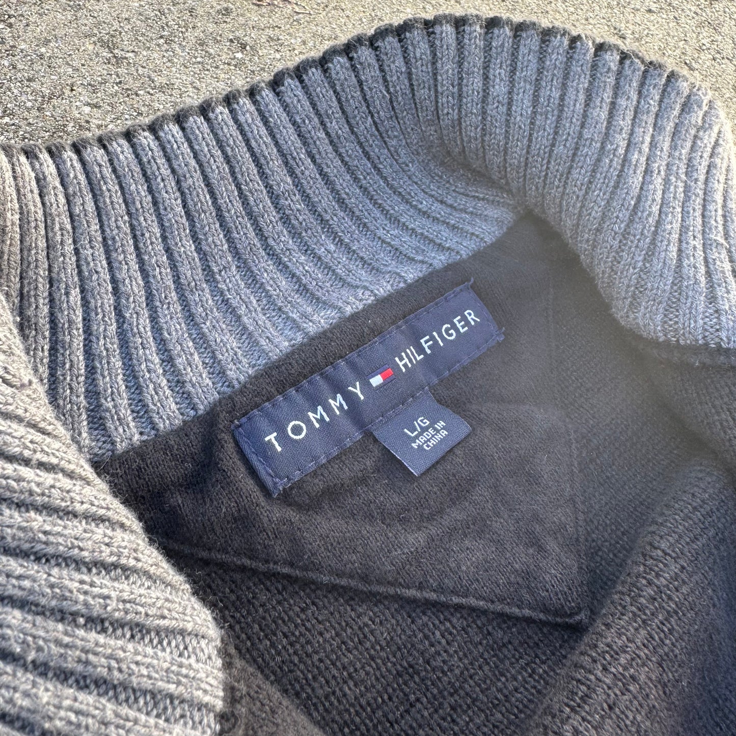 Tommy Hilfiger vintage knitted jacket