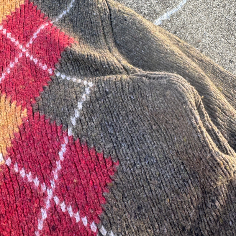 Detailansicht: Sourced limited accessories and clothes Burberry London vintage wool jacket – Logo, Nähte oder Material
