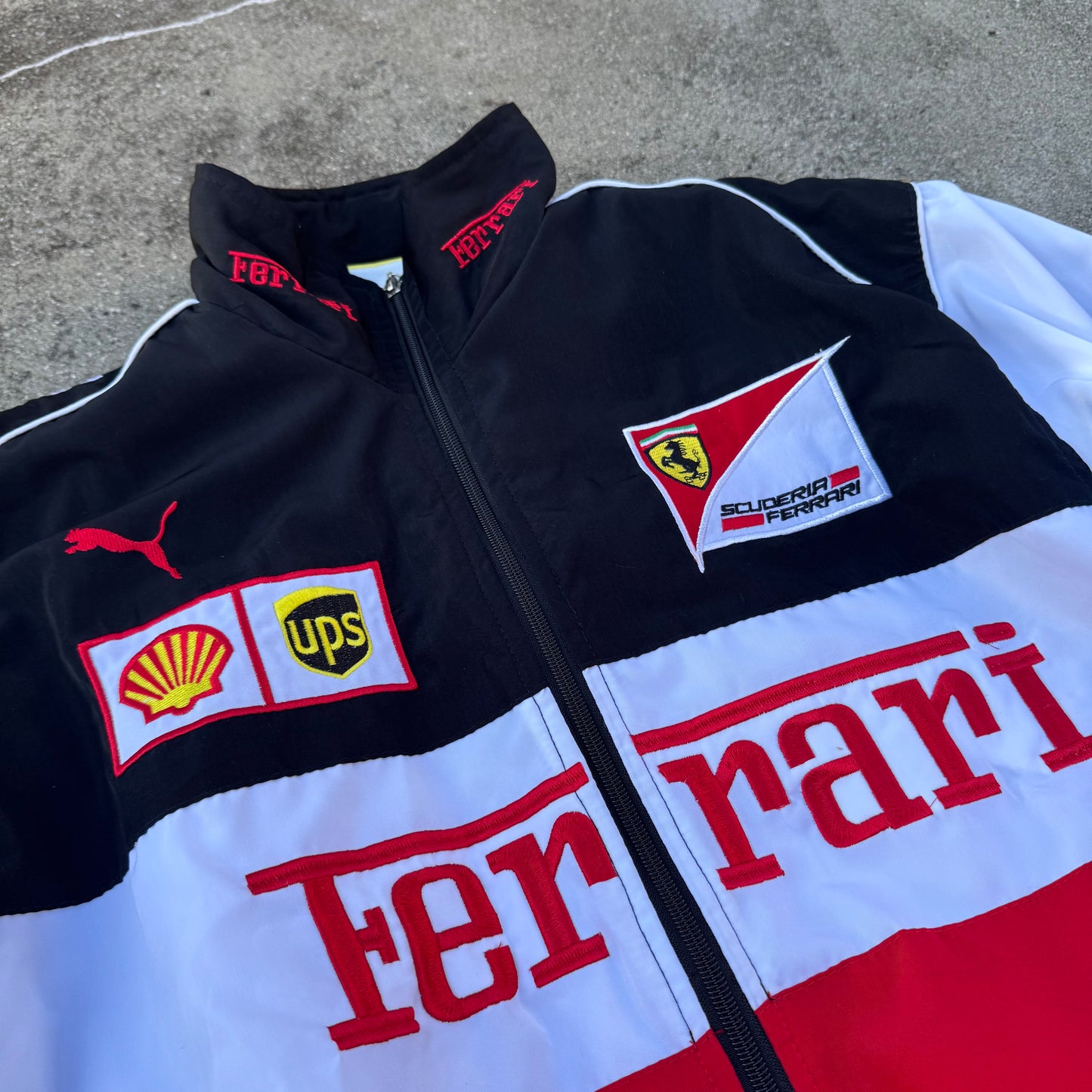 Streetwear style Ferrari F1 jacket