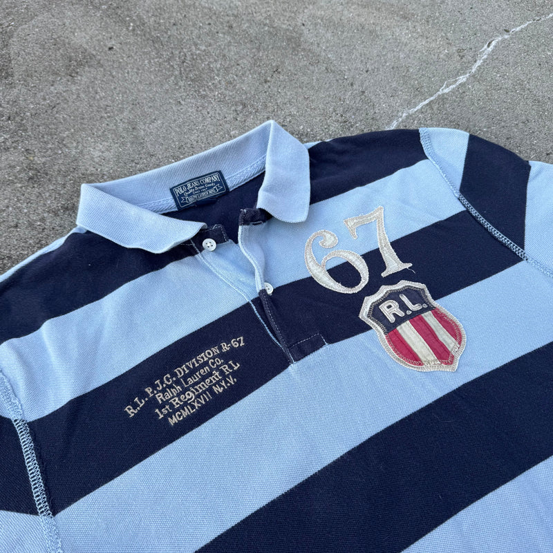Detailansicht: Sourced limited accessories and clothes Polo Ralph Lauren 67 vintage poloshirt – Logo, Nähte oder Material