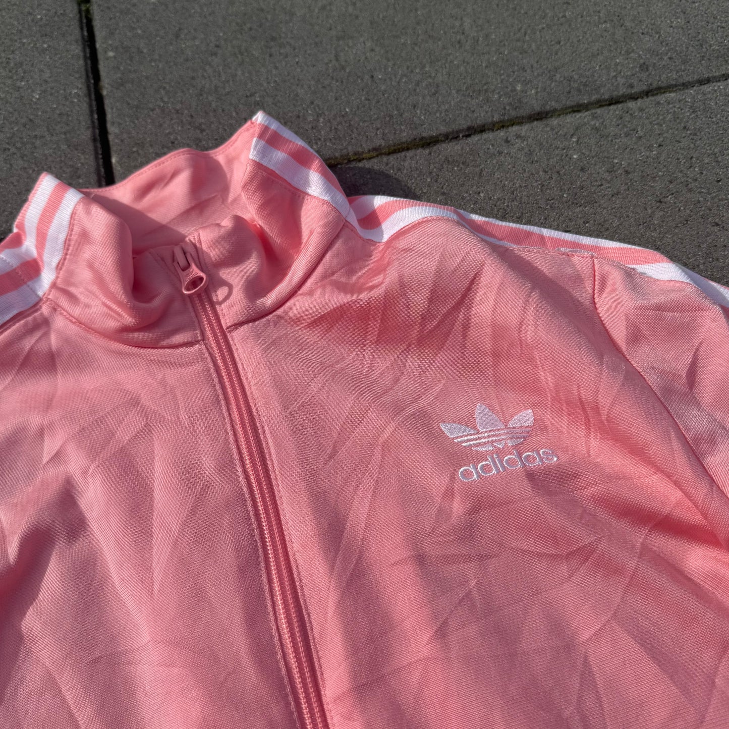 Adidas Y2K vintage pink track jacket