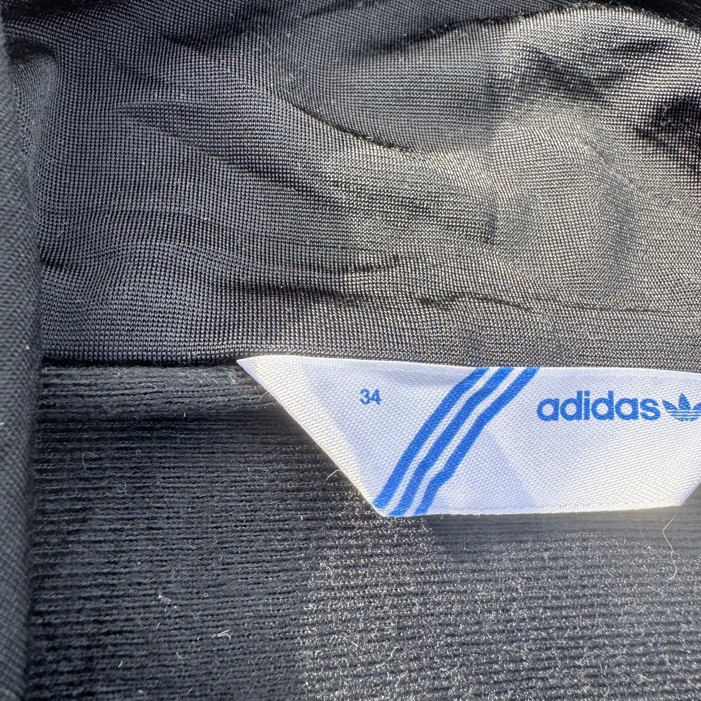 Adidas vintage Y2K black track jacket