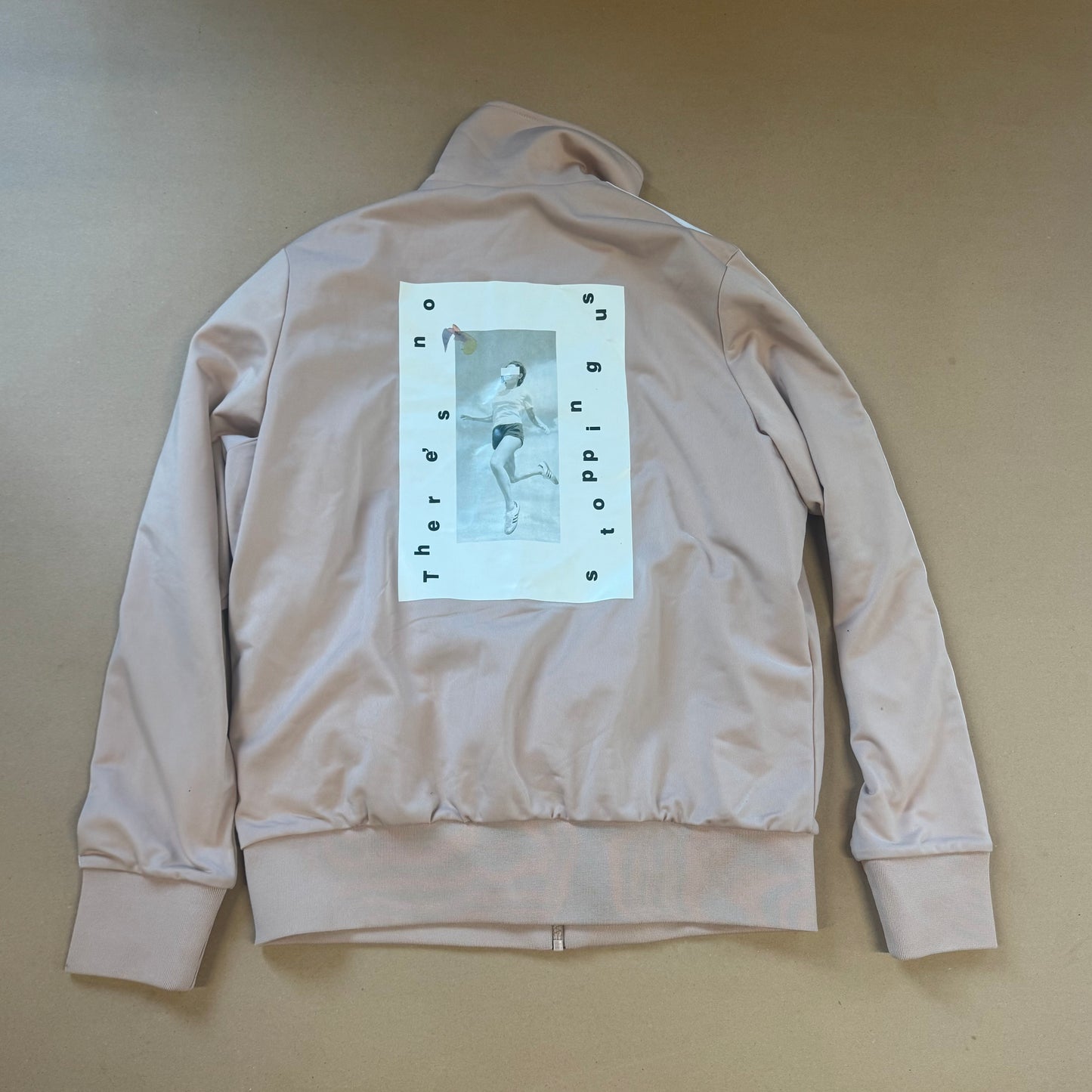 Adidas retro “There Is No Stopping Us” track jacket