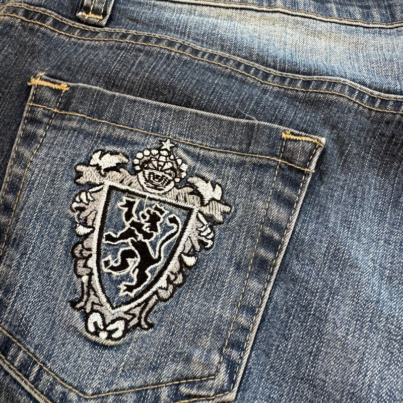 Detailansicht: Sourced limited accessories and clothes Dolce & Gabbana vintage denim jeans – Logo, Nähte oder Material