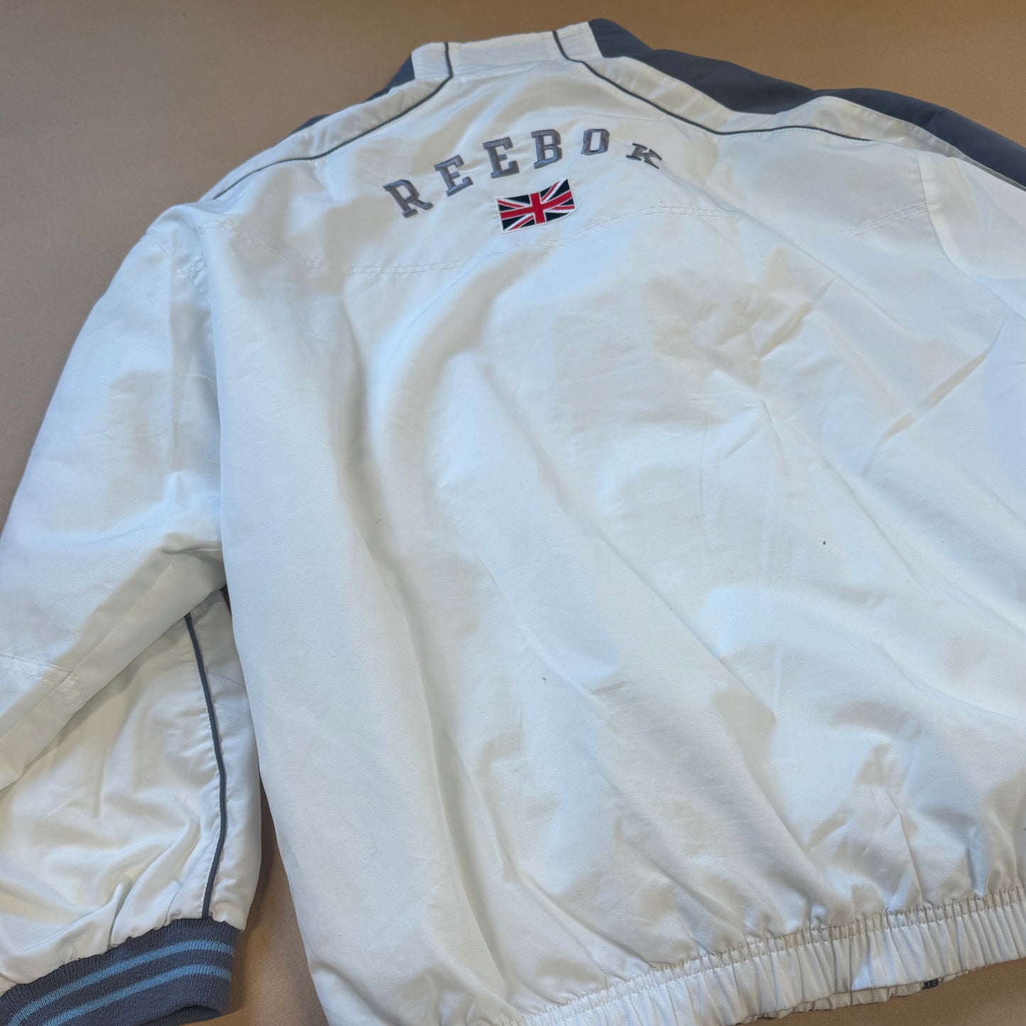 Reebok vintage 90s white track jacket