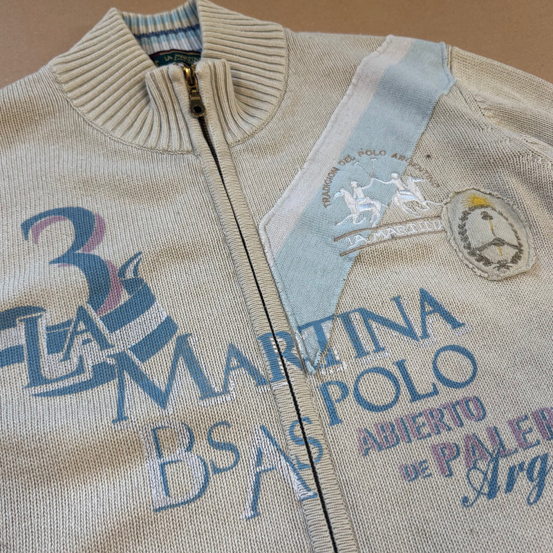 Detailansicht: Sourced limited accessories and clothes La Martina Argentina Abierto de Palermo jacket – Logo, Nähte oder Material