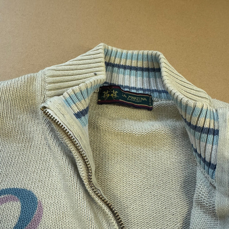Detailansicht: Sourced limited accessories and clothes La Martina Argentina Abierto de Palermo jacket – Logo, Nähte oder Material