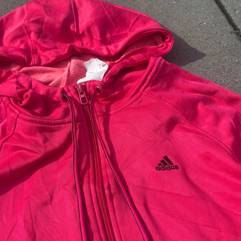 Detailansicht: Sourced limited accessories and clothes Adidas Y2K track jacket hoodie – Logo, Nähte oder Material