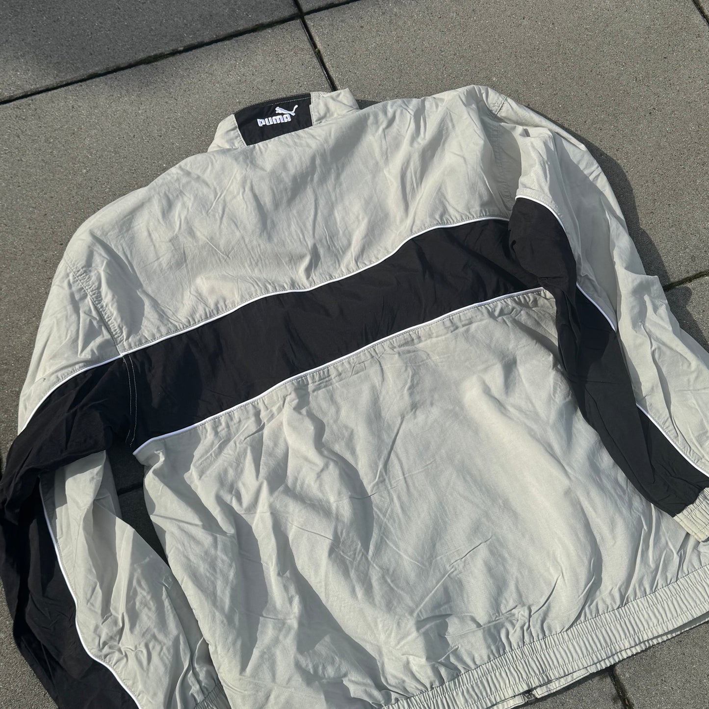 Puma vintage grey track jacket