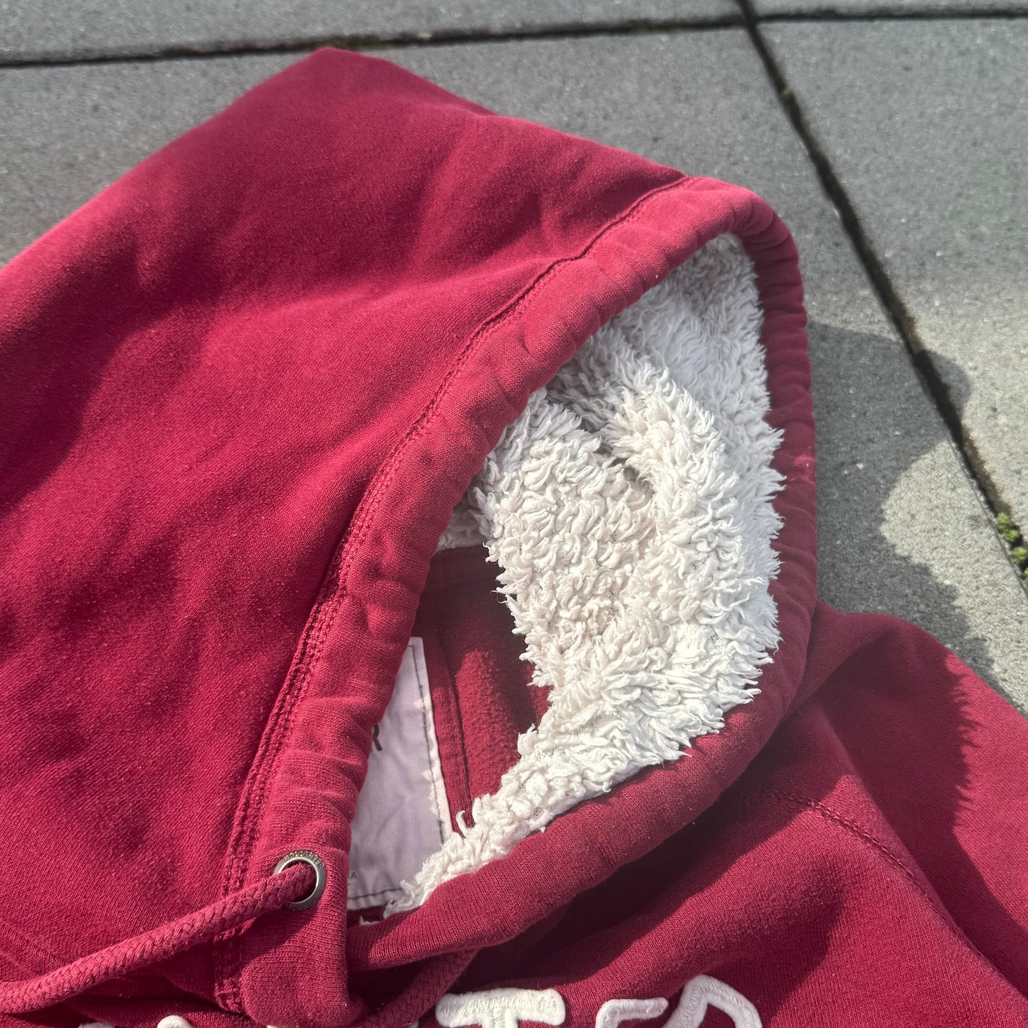 Hollister Love Y2K fluffy zip hoodie