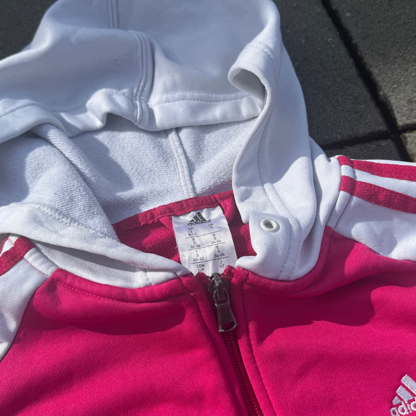 Adidas Y2K sportswear track jacket