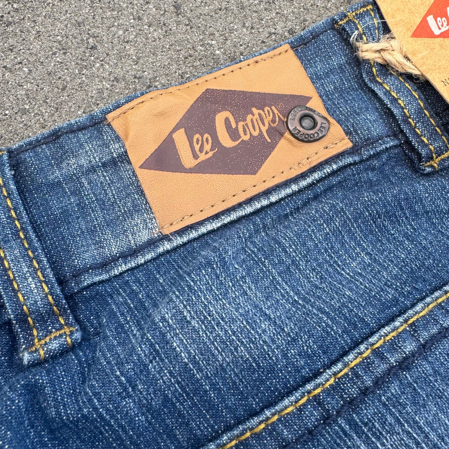 Lee Cooper wide leg stone washed jeans