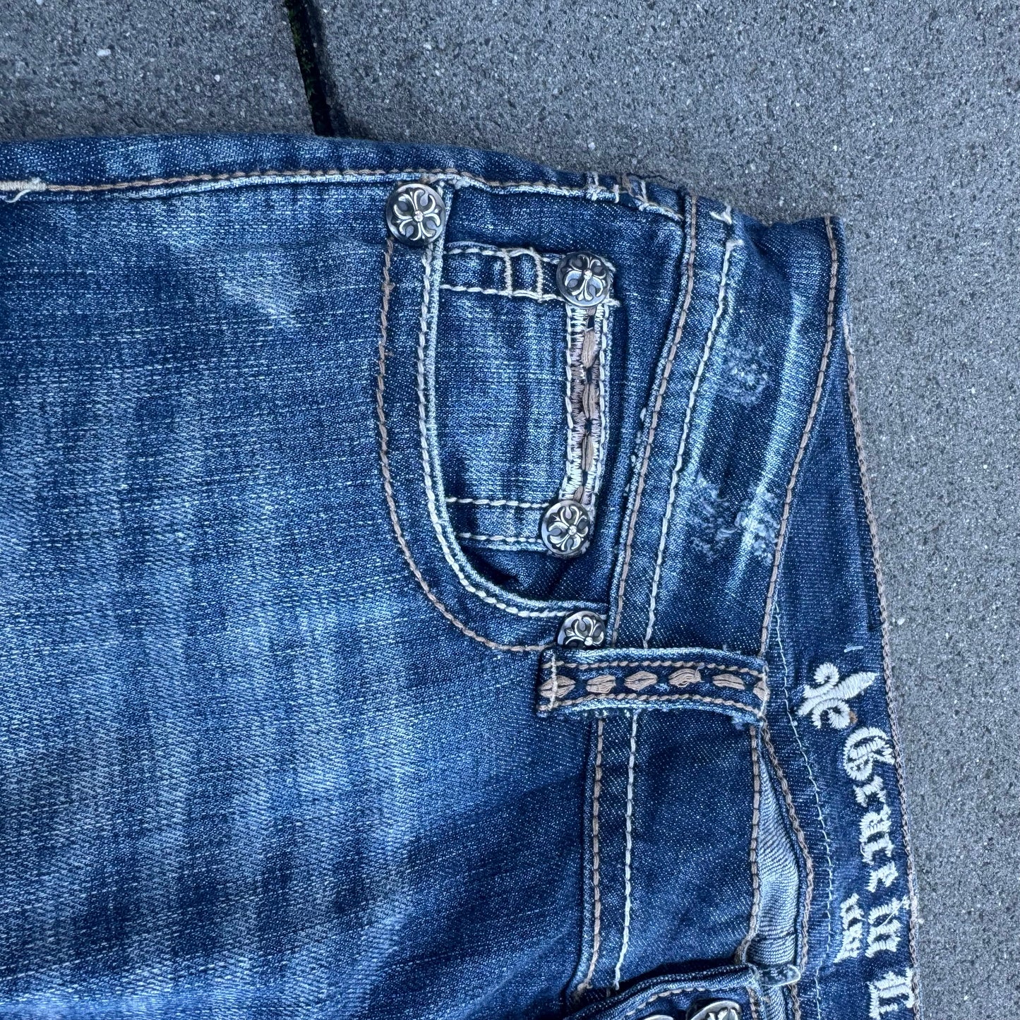 Grace in LA Y2K wide leg jeans