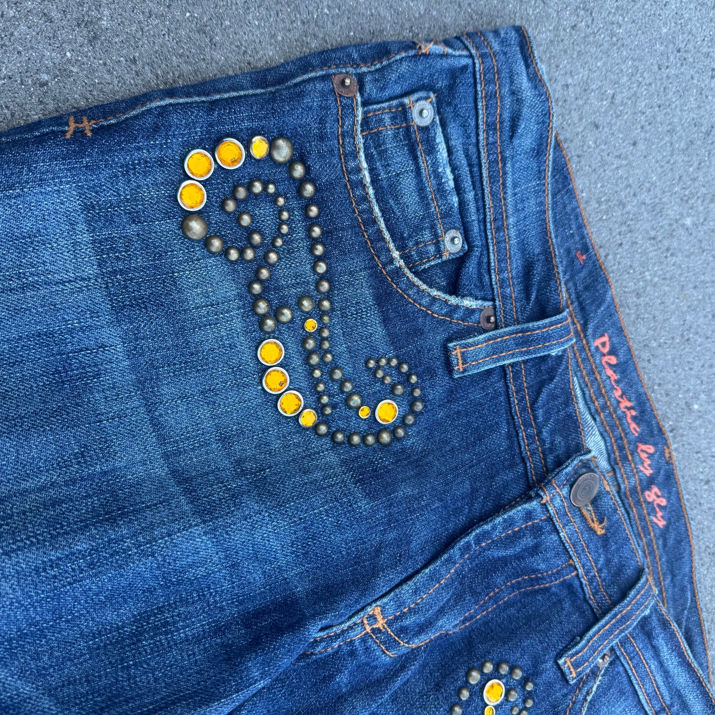 Plastie by Sly vintage wide leg jeans