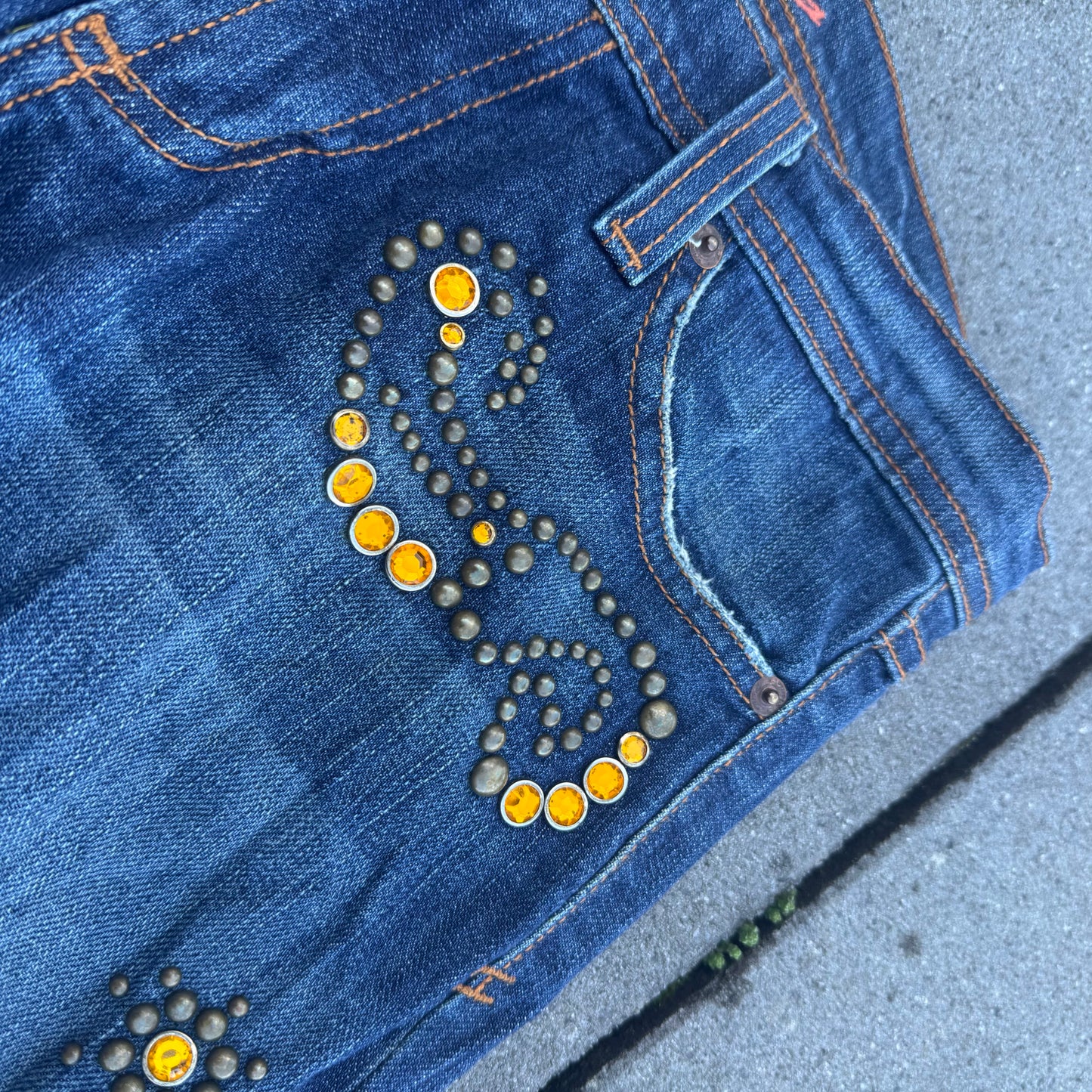 Plastie by Sly vintage wide leg jeans
