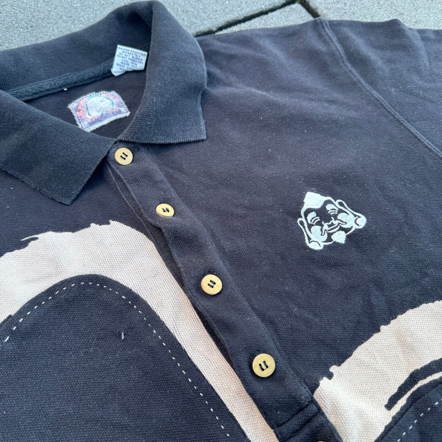 Evisu Japanese vintage 90s poloshirt