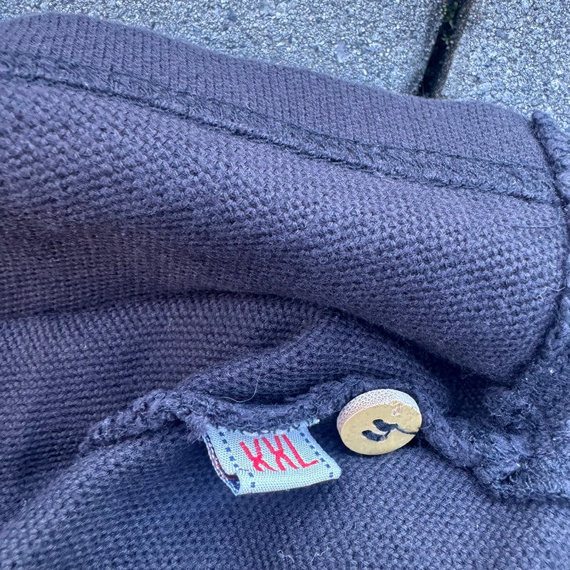 Detailansicht: Sourced limited accessories and clothes Evisu Japanese vintage 90s poloshirt – Logo, Nähte oder Material