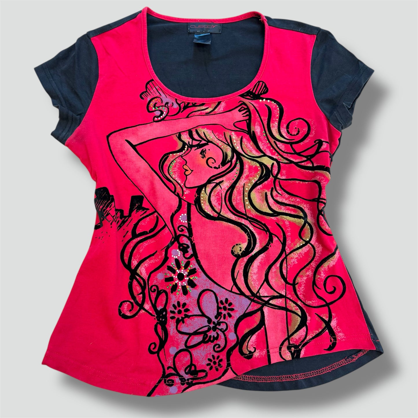 Vintage Custo Barcelona arts summer t-shirt