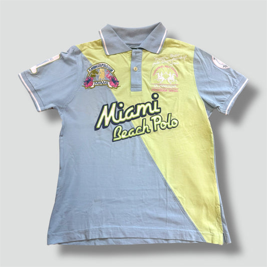 La Martina Flamingos Polo Club Miami shirt