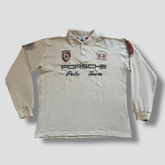 La Martina Porsche streetwear longsleeve polo