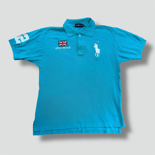 Polo Ralph Lauren skyblue Great Britain poloshirt