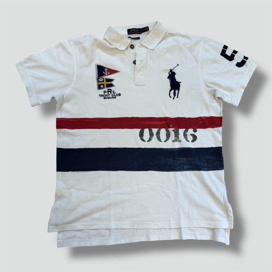 Polo Ralph Lauren Yacht Club white printed poloshirt