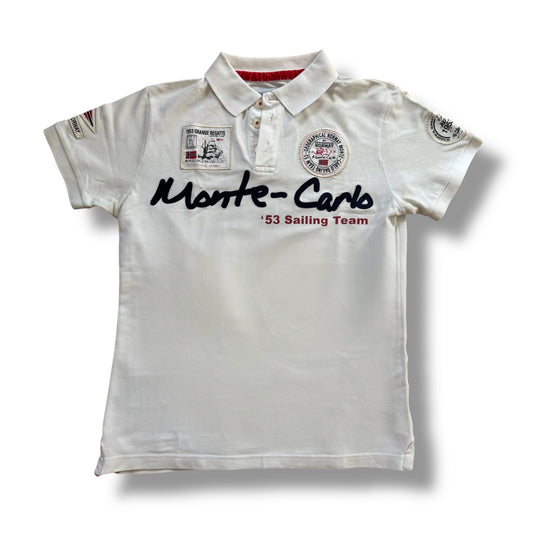 Monte Carlo white polo by Geographical Norway