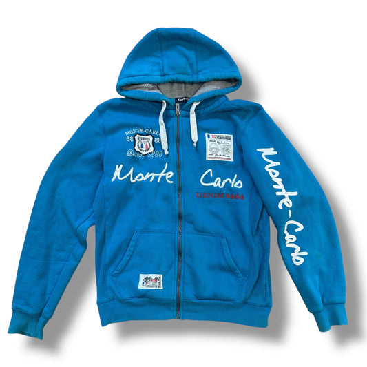 Monte Carlo Monaco vintage zipped hoodie