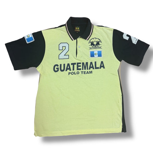 La Martina Guatemala yellow summer polo