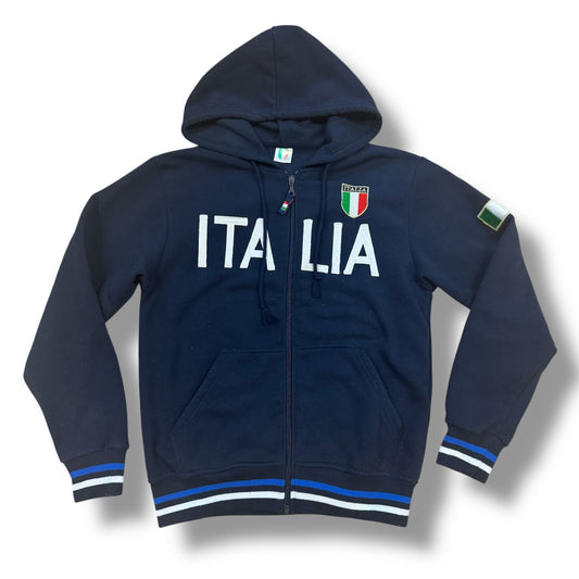 Italia streetwear zipped hoodie