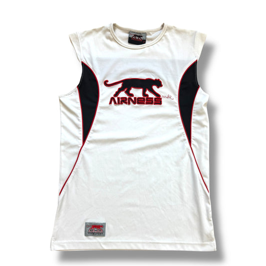 Airness streetwear style white tank top