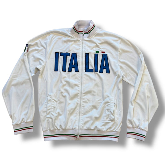 Italia white track jacket