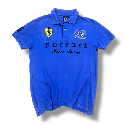 La Martina Ferrari 2011 purple polo shirt