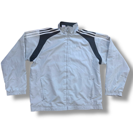 Adidas grey vintage track jacket