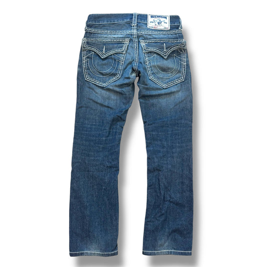 True Religion ripped & reworked jeans